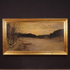 Grande paesaggio firmato