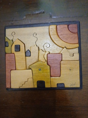Quadretto legno - quadretto, in
