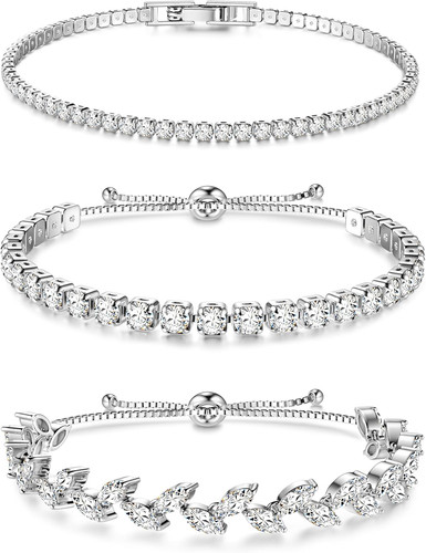 Pezzi set tennis bracciale - 3,
