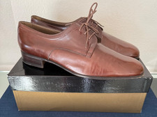 SANTONI Mens Brown Calfskin