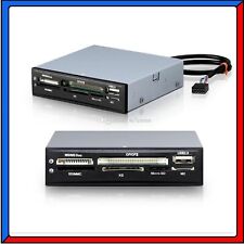 Lettore Card Reader Interno 3.5" Schede di Memoria MS SD MMC TF CF MICRO USB 2.0