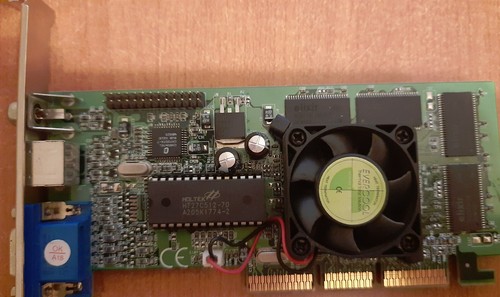 Scheda video agp geforce2 - scheda,