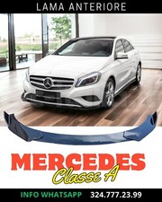 💎Mercedes Classe A W176 / W177 SPOILER FRONTALE LAMA SOTTO PARAURTI ABS LUCIDO