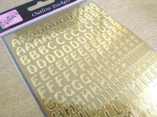 Minilabel lettere adesive - lettere,