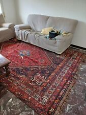 TAPPETO PERSIANO PELO RASO ROSSO IN BUONO STATO  misure 220 x 306
