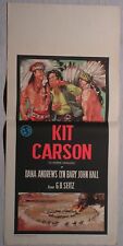 Locandina KIT KARSON1959 INTROVABILE!! DANA ANDREWS, LYN BARY, JOHN HALL WESTERN
