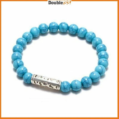 Bracciale tibetano turchese - bracciale, da