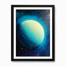 Planet In Space 2 Art Print