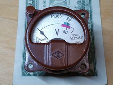 Voltmetro vintage URSS M363