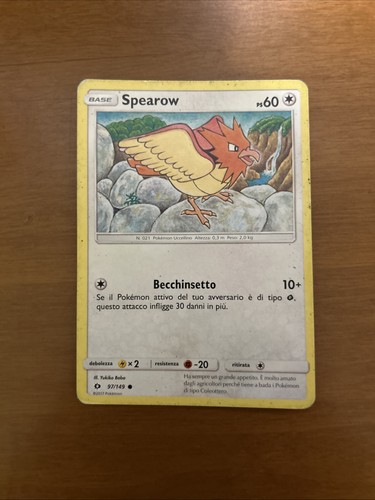 Carta pokemon spearow - pokemon,