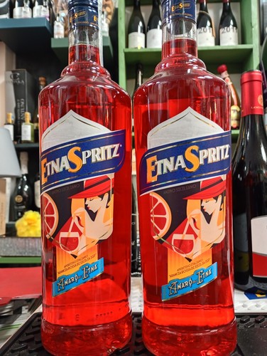 Bitter etna spritz cocktail - bitter,