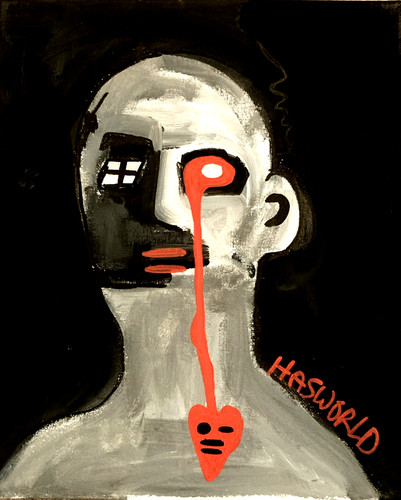 Hasworld volto astratto
