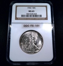 Mezzo dollaro 1942 walking - mezzo,