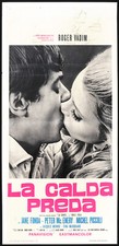 CINEMA-locandina-poster LA CALDA PREDA La curée FONDA McENERY PICCOLI Vadim 