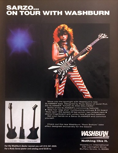 1984 rudy sarzo quiet - sarzo,