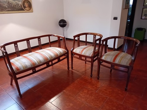Divanetto sedie stile art - 2,