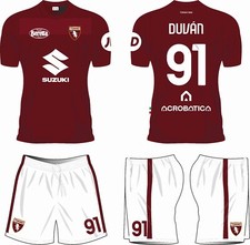 Completo Torino Calcio Nome e Numero Gratis Con La Personalizzazione No Reso