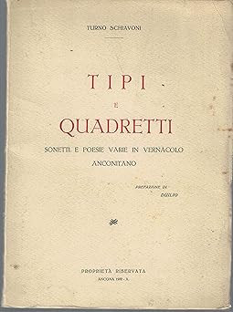 Tipi quadretti sonetti - quadretti.,