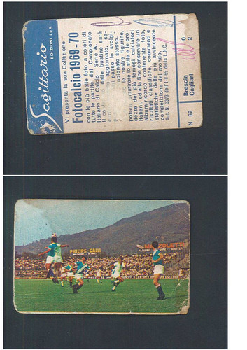 Figurina fotocalcio sagittario - figurina,