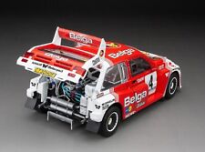 MG Metro Mini 6R4 Gr.B Rally Bianchi Rally 1986 #4 Duez Lux Belga Sunstar 1:18
