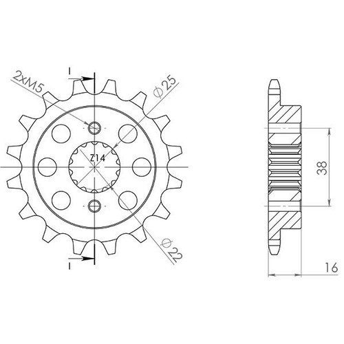 Pignone p520 z15 - pignone, r+2