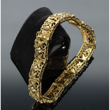 Bracciale vintage oro kt - 18,