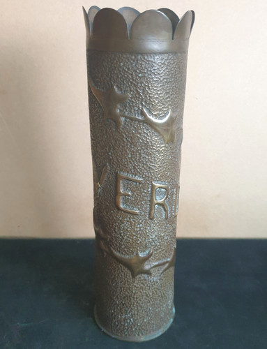 Ww1 hammered trench art - ww1,