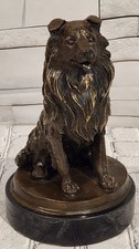 Statua scultura cane - cane, collie