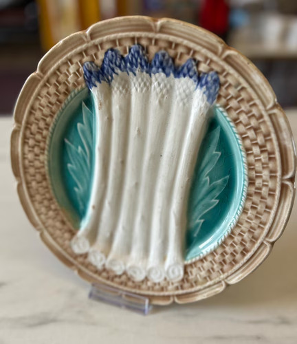 Antico piatto francese - , di