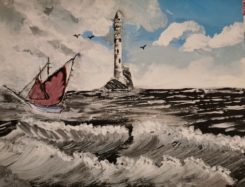 Quadro mare tempesta - tempesta,