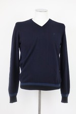 DONDUP MAGLIONE LANA MERINO CASUAL VINTAGE UOMO TG L SWEATER WOOL