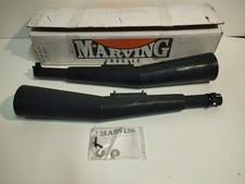 Coppia Marmitte Terminali MARVING HONDA CB 900 F-82 e 1100F cromato Nero