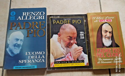 Lotto libri padre - padre, pio