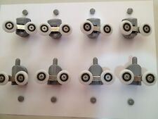 ROTELLE DOCCIA IDROMASSAGGIO BOX DOCCIA PORTA SCORREVOLE 8 PEZZI SP.VETRO 5mm.