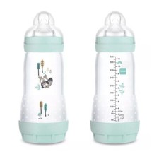 MAM Easy Start Colors of Nature Biberon Anti Colic 320ml Azzurro, 1 Pezzo