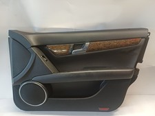 76C Mercedes W204 Classe C Pannello Portiera Tessuto Nero Anteriore Destro