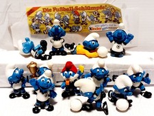SORPRESINE KINDER FERRERO SERIE COMPLETA PUFFI CALCIATORI +1 BPZ (D) REPLICA RAR