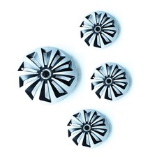 SET 4 BORCHIE RUOTA COPRI