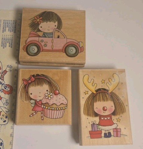 Penny black stamps set - black,
