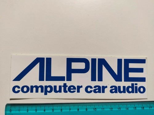 Adesivo alpine computer car - adesivo,