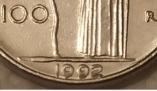 Rarissima 100 lire piccola - 100,