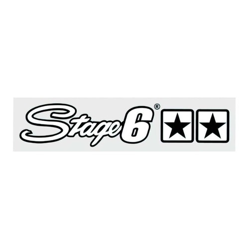 Adesivo bianco scritta stage - stage, 6