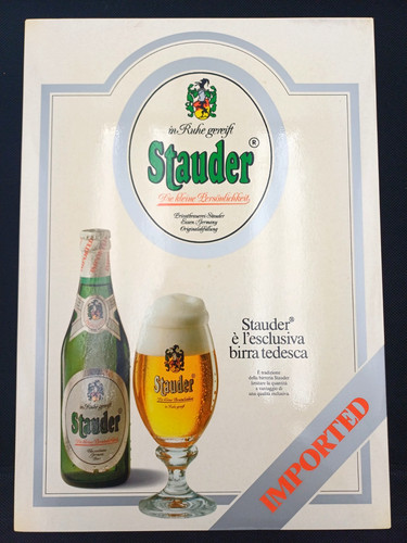 Stauder birra insegna - birra, insegna/targa