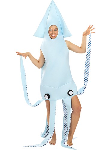 Costume calamaro per adulti - calamaro,