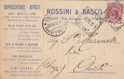Cartolina torino piemonte - *61,