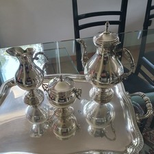 Servizio Da The, Set 3 Pezzi In Argento 800