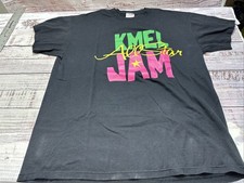 Maglia KMEL Jams Radio Music 106.1 FM R&B e Hip Hop anni 90 2000 AALIYAH MASE
