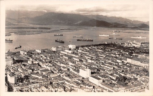 Cartolina postcard santos - cartolina,