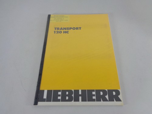 Manuale trasporto liebherr - manuale,