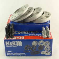 H&R Passaruota 30/50mm Argento per Fiat Grande Punto Tipo 199